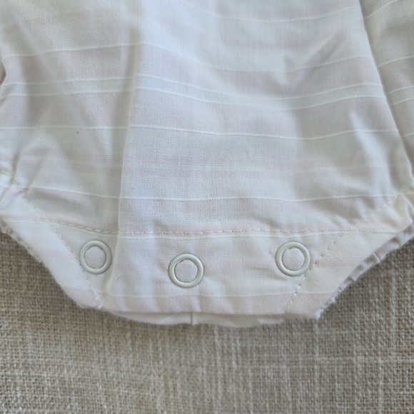 Sergent Major Pink & White Romper, 1mth, NWT - Picture 5 of 8